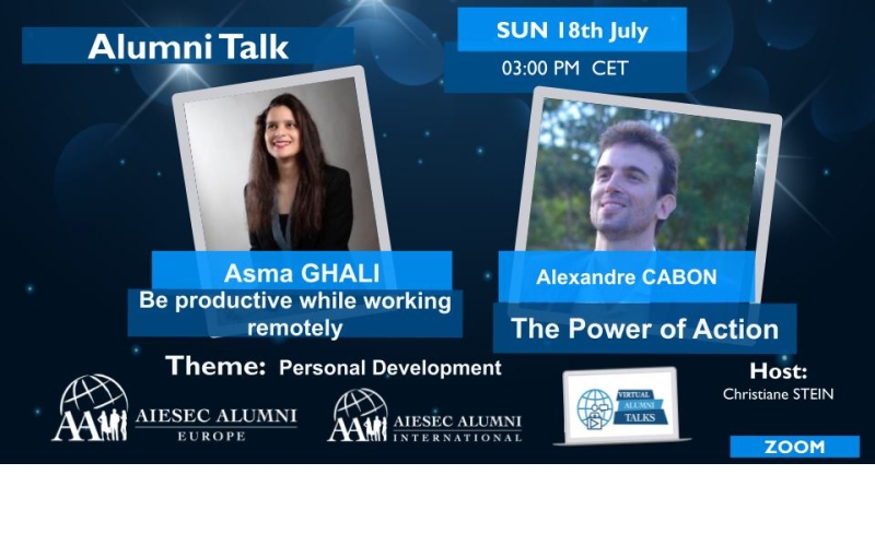 AAE Online Alumni Talk - Personal Development