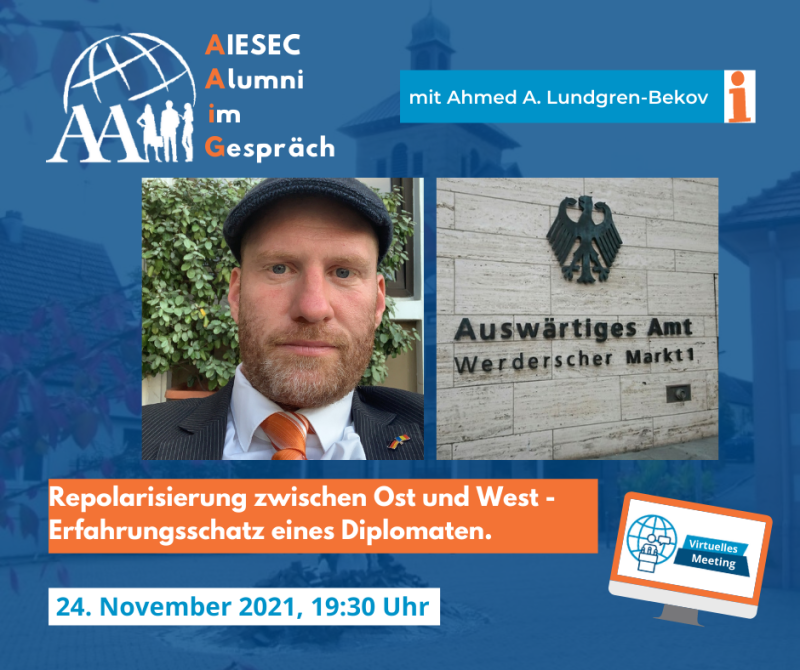 AAiG - AIESEC Alumni im Gespräch mit Ahmed A. Lundgren-Bekov