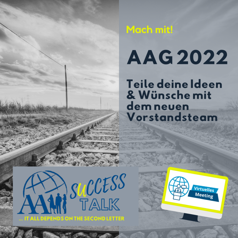 Success Talk "AAG 2022" Ideen & Wünsche für den neuen Vorstand