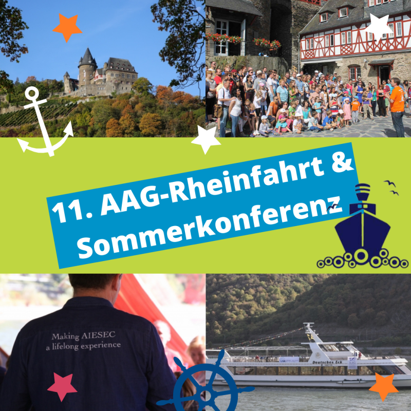 AAG Sommerkonferenz und Rheinfahrt 2023 - 11. AIESEC & Alumni Rheinfahrt
