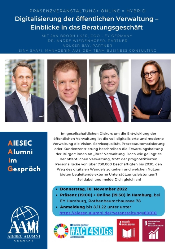 AAiG - AIESEC Alumni im Gespräch mit EY