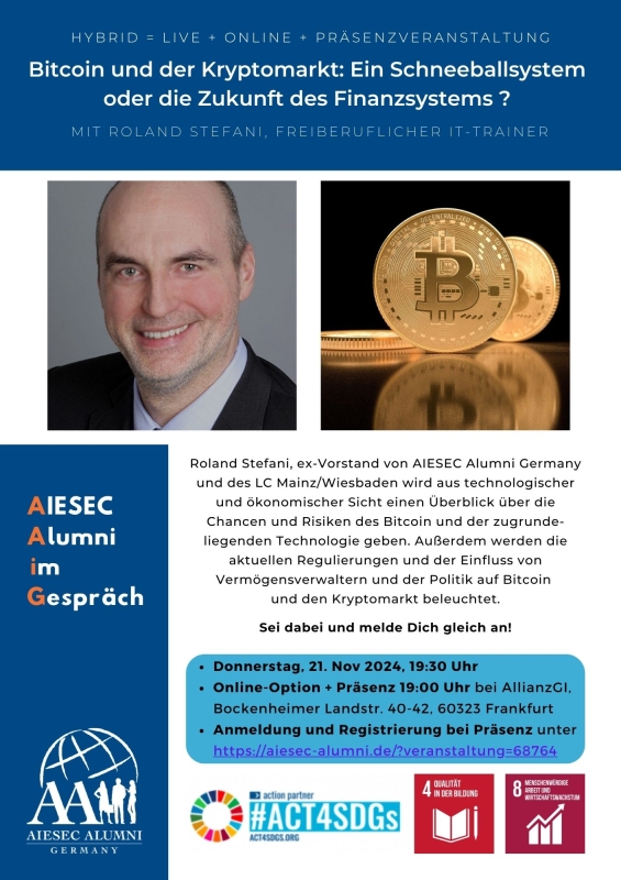 AAiG - AIESEC Alumni im Gespräch mit Roland Stefani