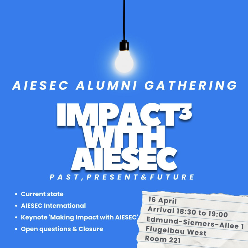 AIESEC Alumni Hamburg gathering 'Impact³: Past, Present & Future'