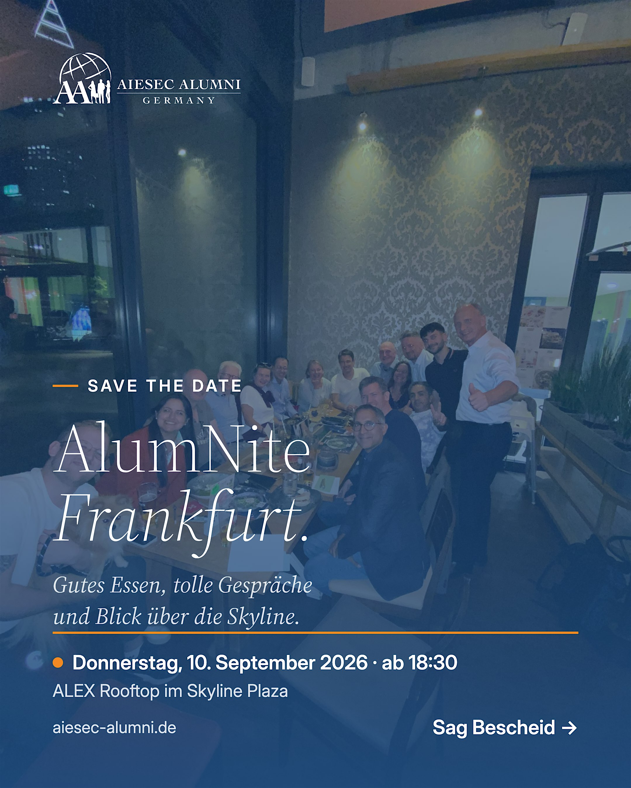 AIESEC AlumNite in Frankfurt! am 10.09.2026