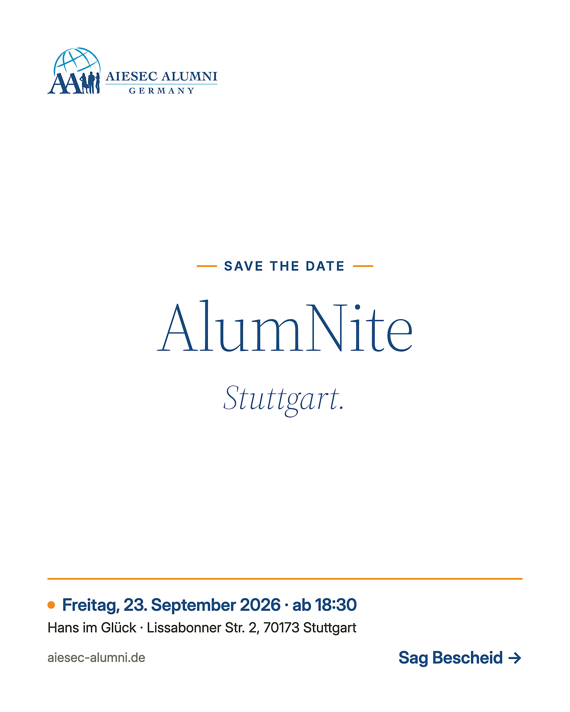 AIESEC AlumNite Stuttgart 23 September